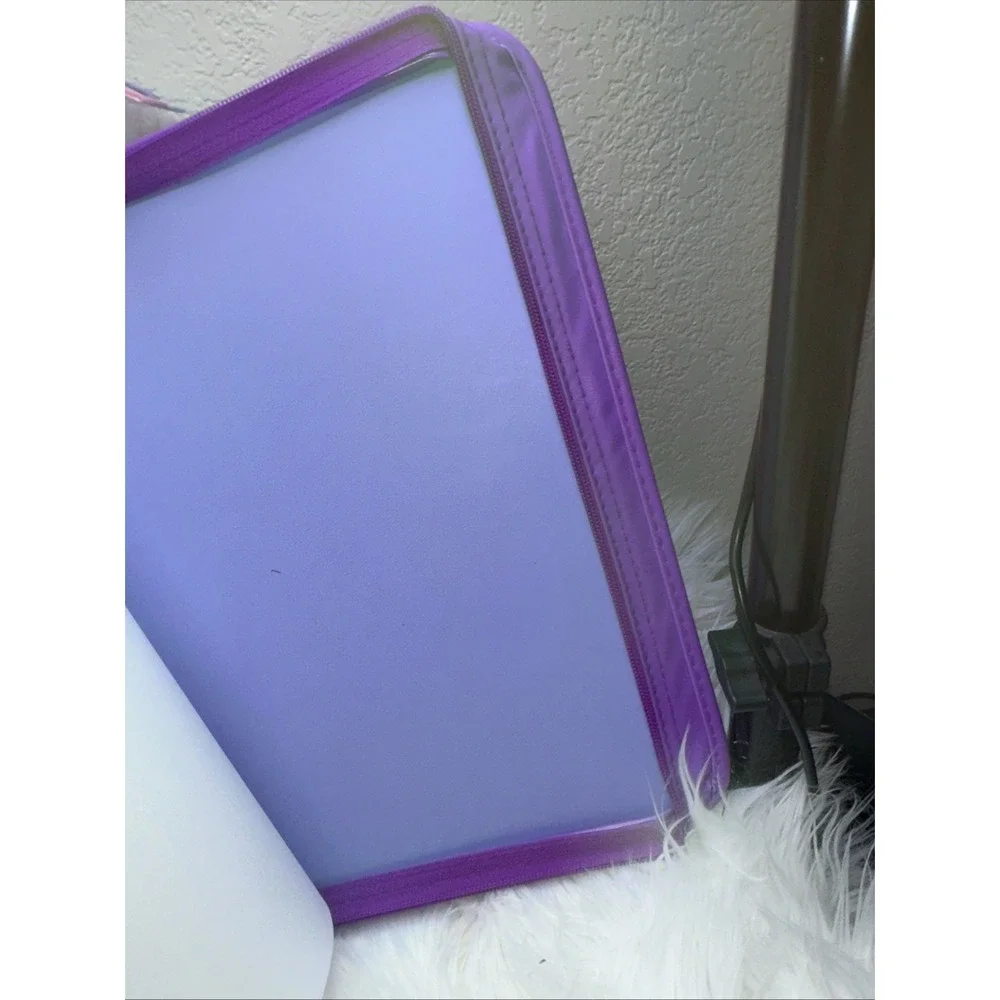 $119 🌙 Rare Y2K Lisa Frank Angel Zip-up Trapper Keeper Binder + BAG Accessories